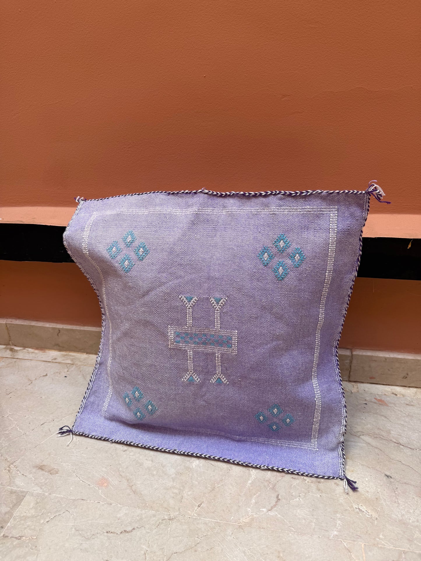 Housse de coussin en soie végétale