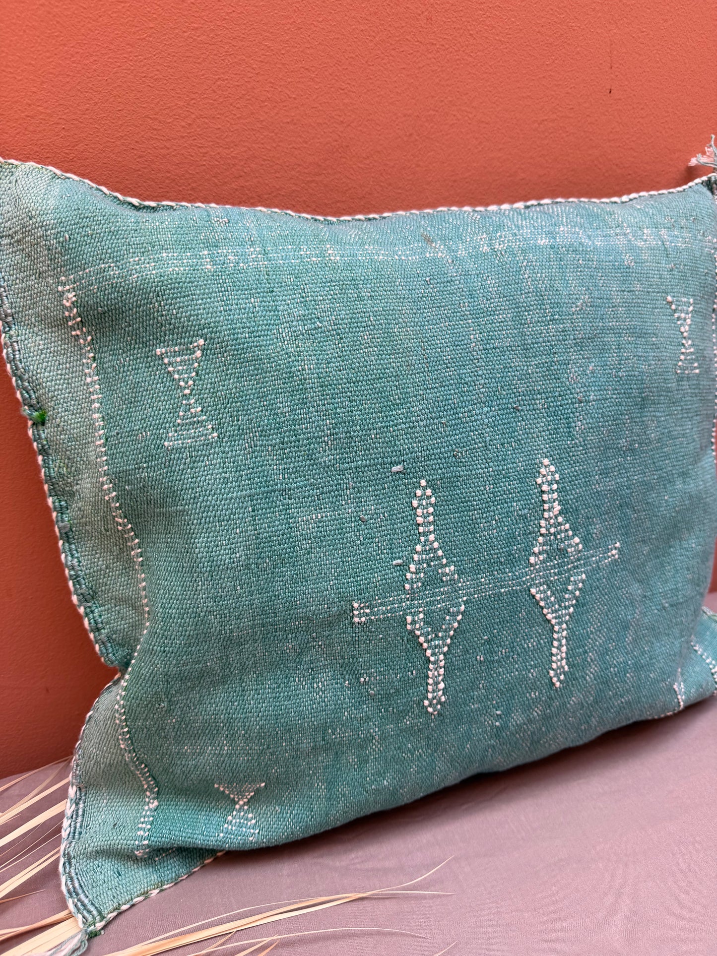 Housse de coussin en soie végétale