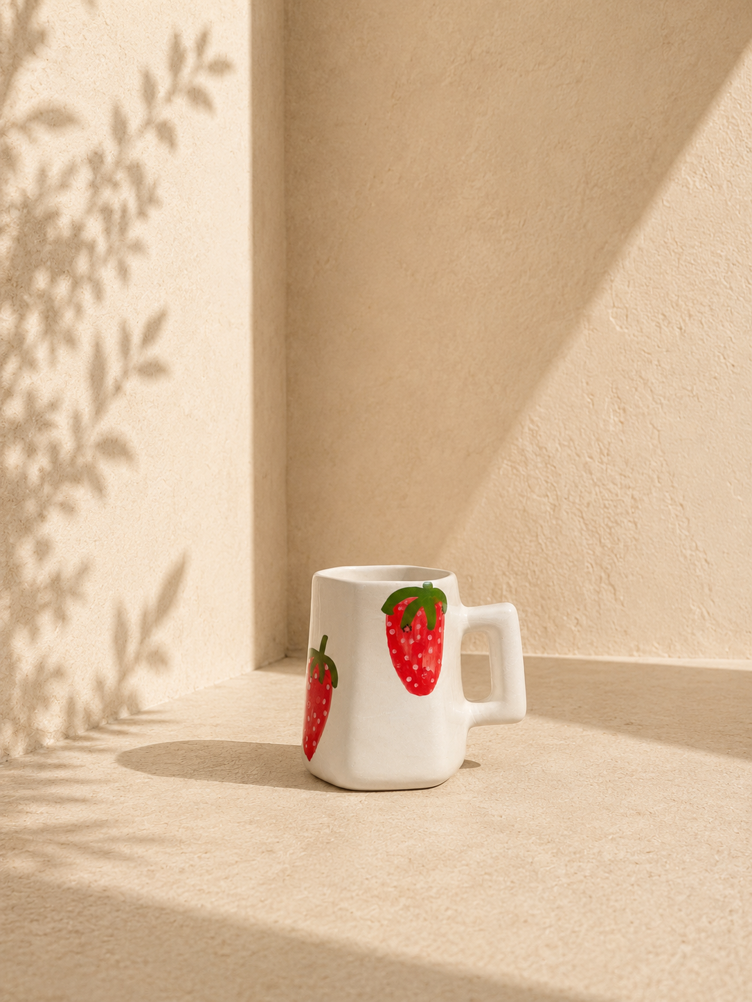 Mug en céramique - fraise