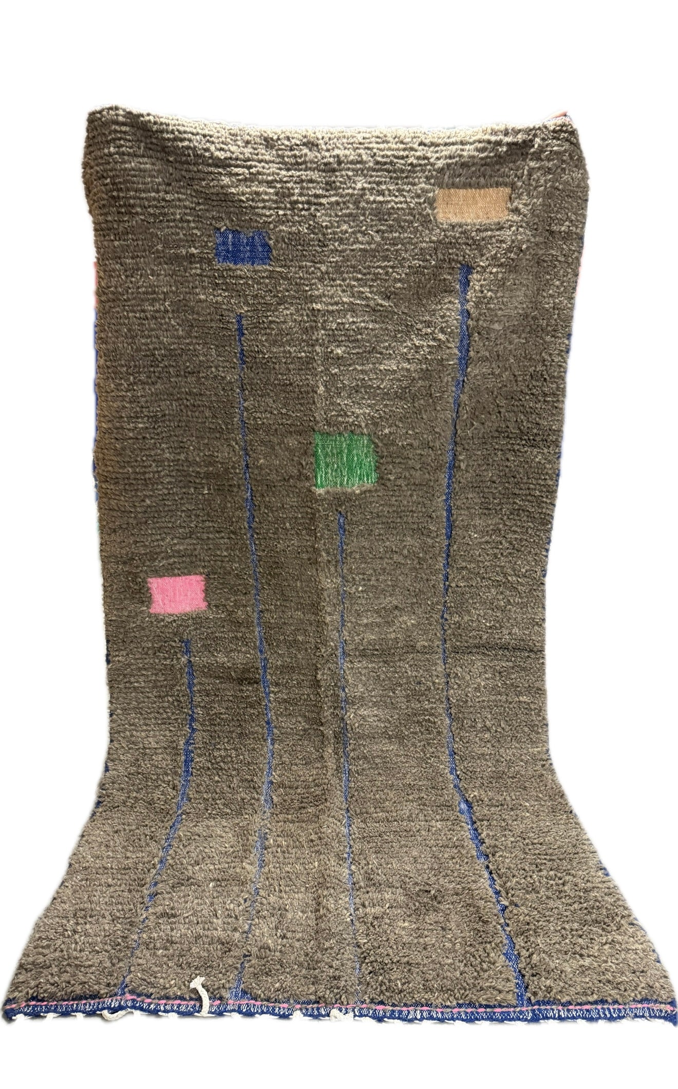 Tapis Berbère Béni Ouarain Gris foncé