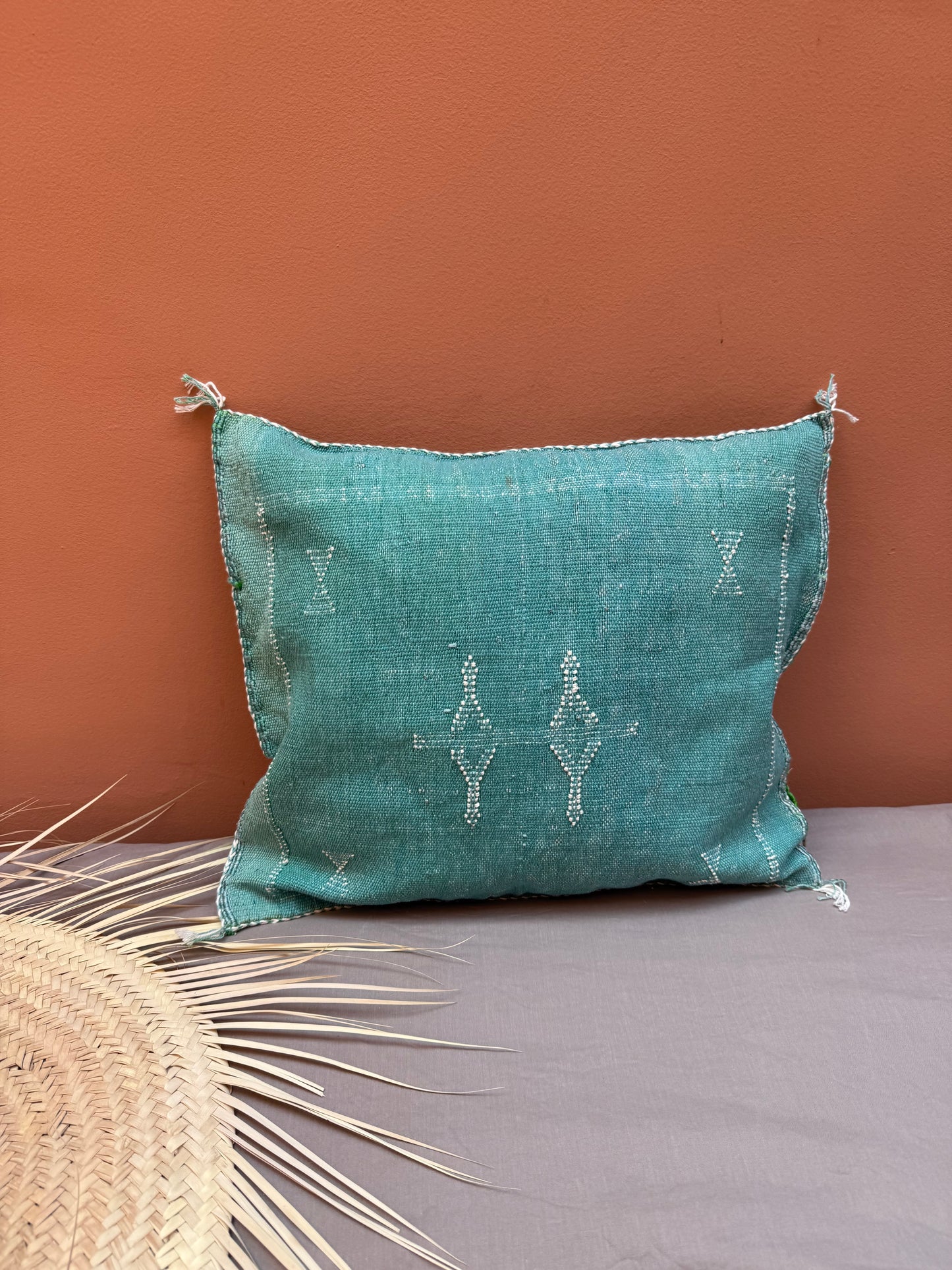 Housse de coussin en soie végétale