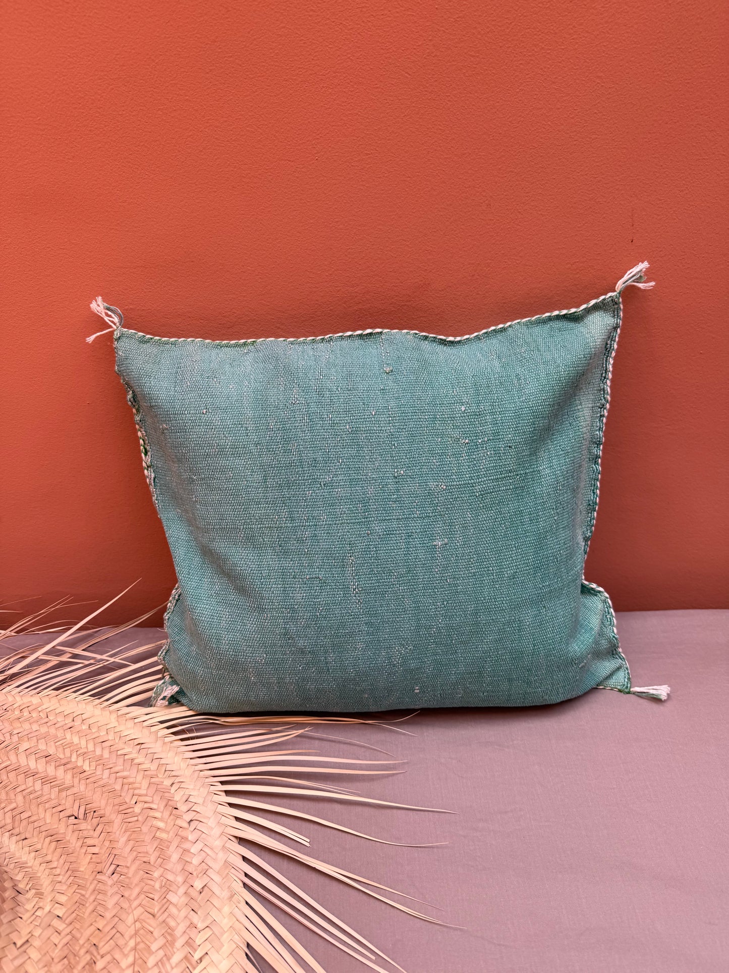 Housse de coussin en soie végétale