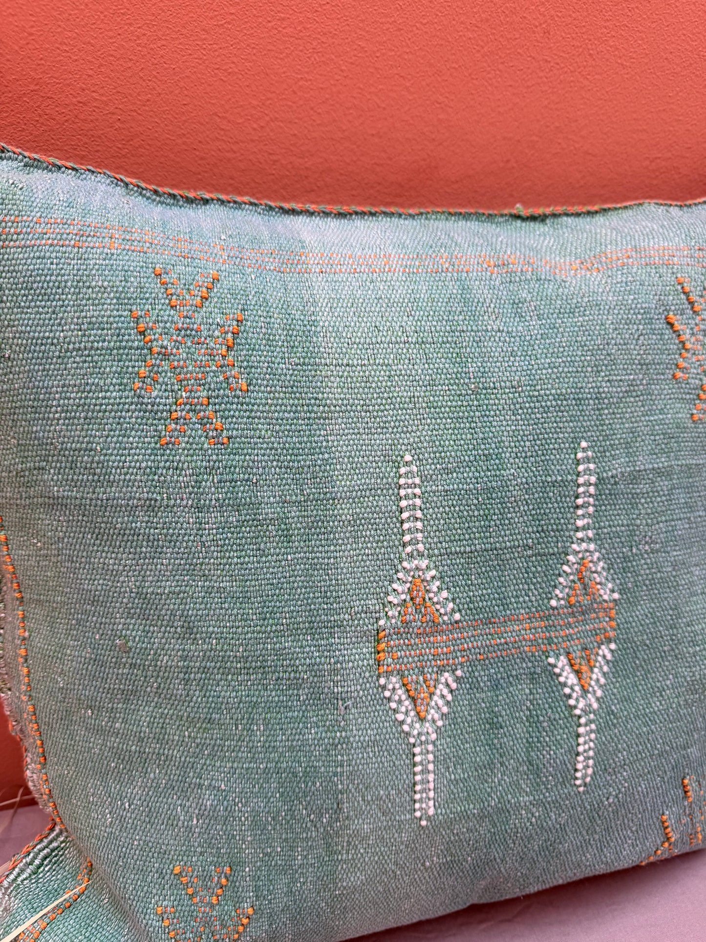 Housse de coussin en soie végétale