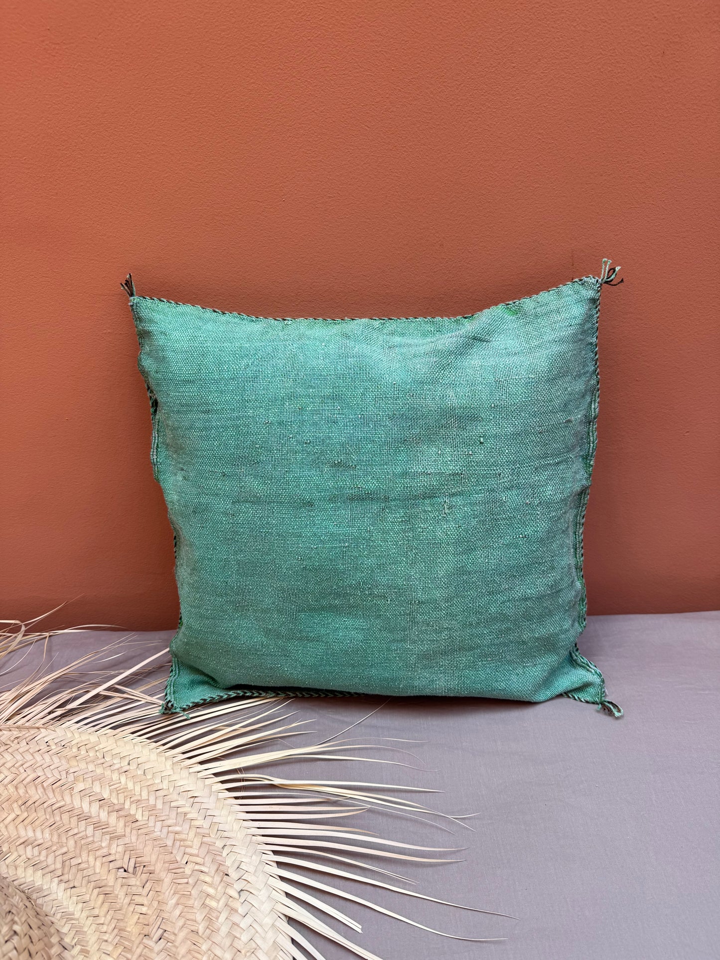 Housse de coussin en soie végétale