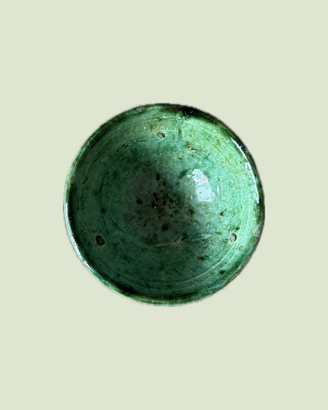 Bols émaillés vert tamegroute 11cm