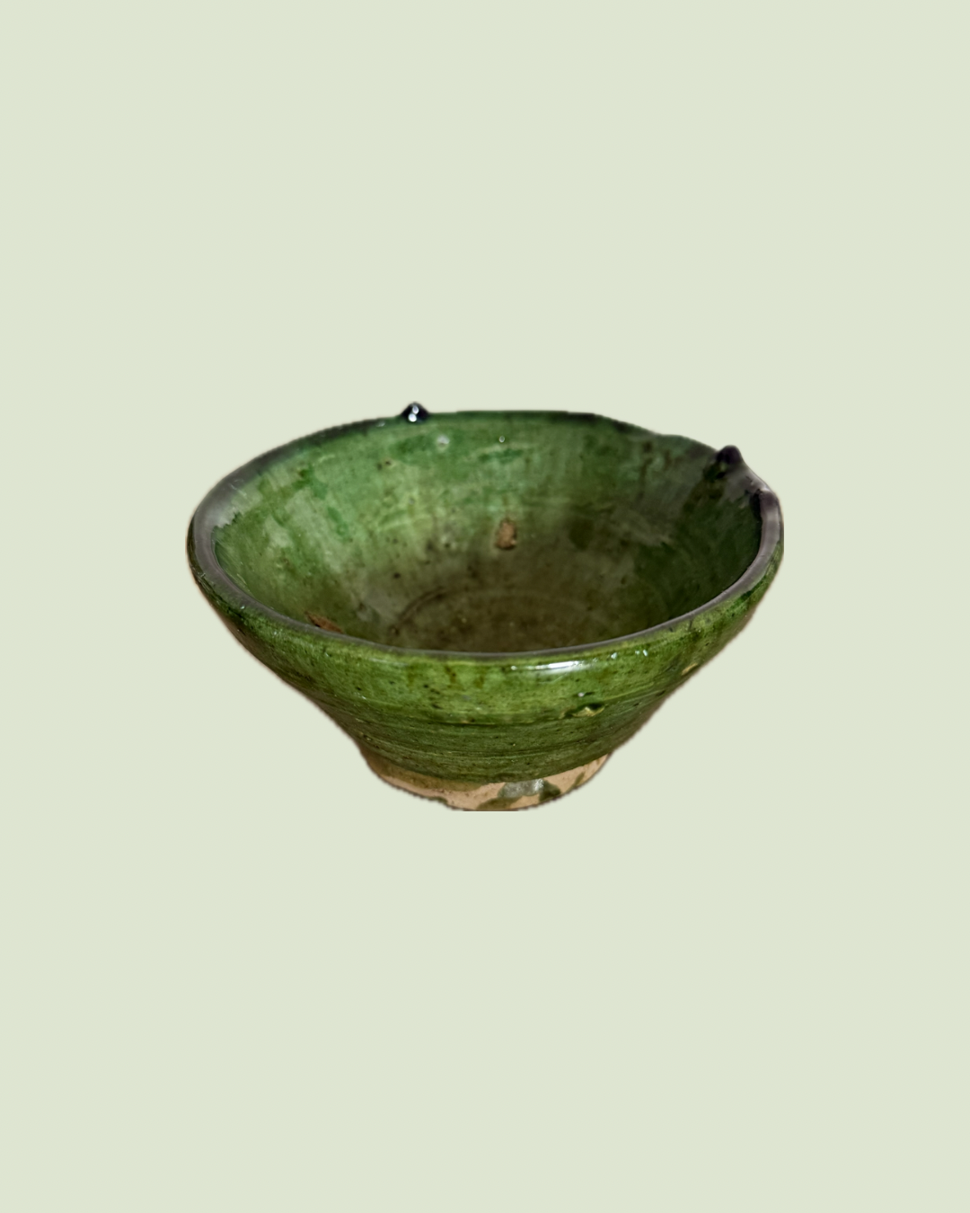 Bols émaillés vert tamegroute 15cm