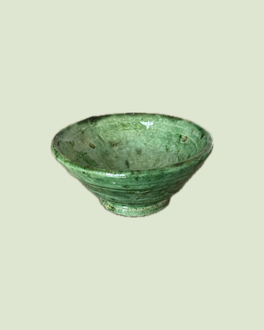 Bols émaillés vert tamegroute 11cm