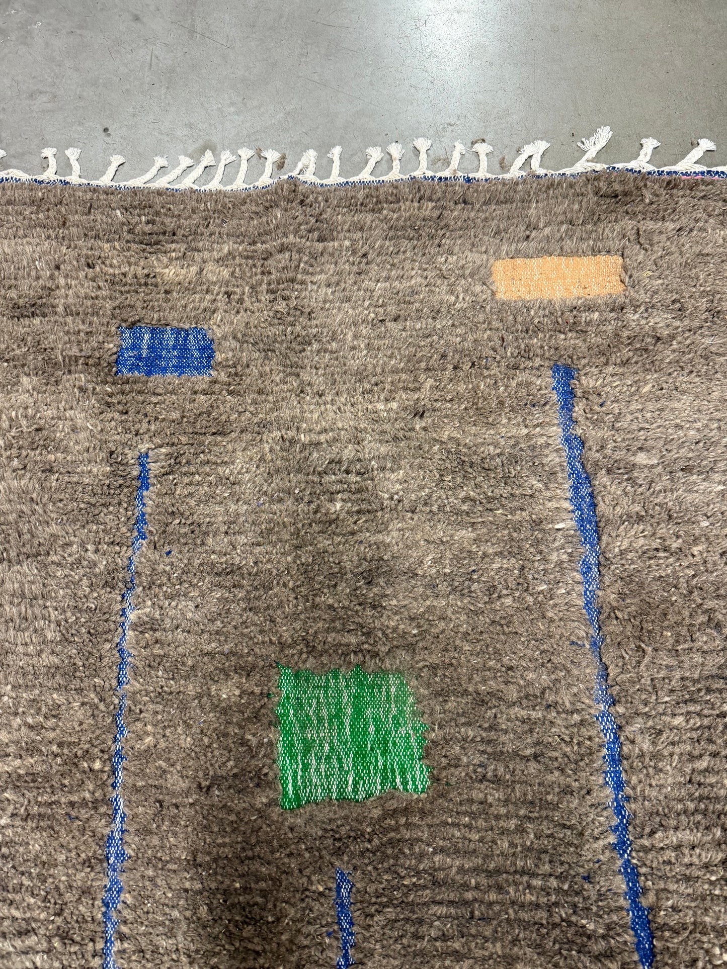 Tapis Berbère Béni Ouarain Gris foncé
