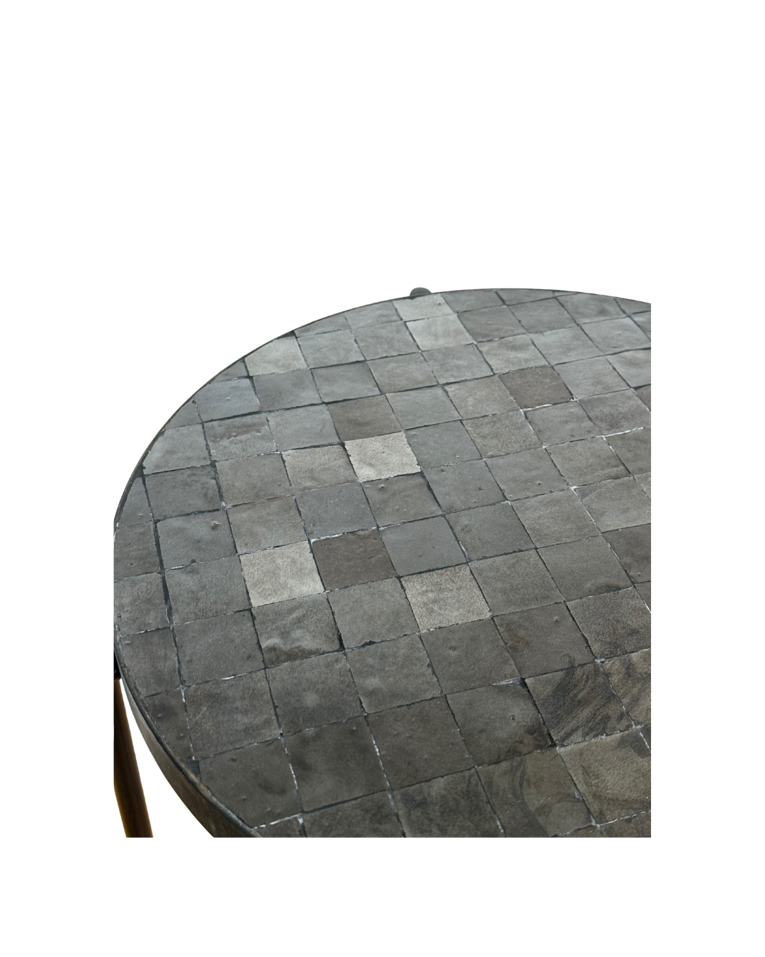 Table d'appoint en Zellige noir