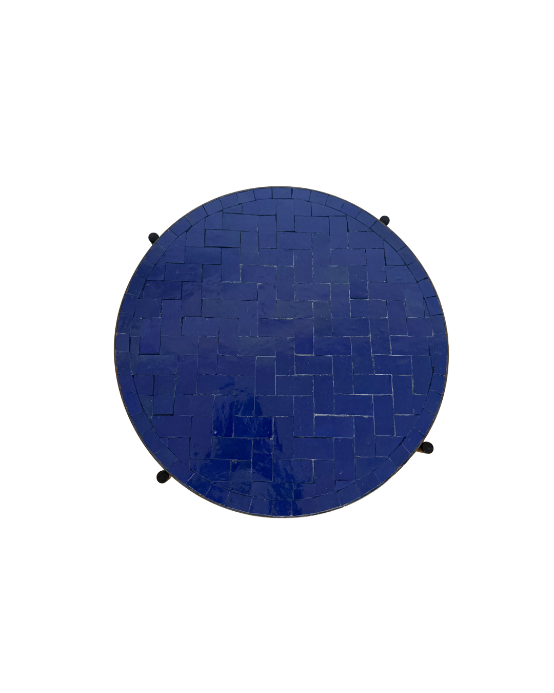 Table d’appoint en Zellige bleu majorelle