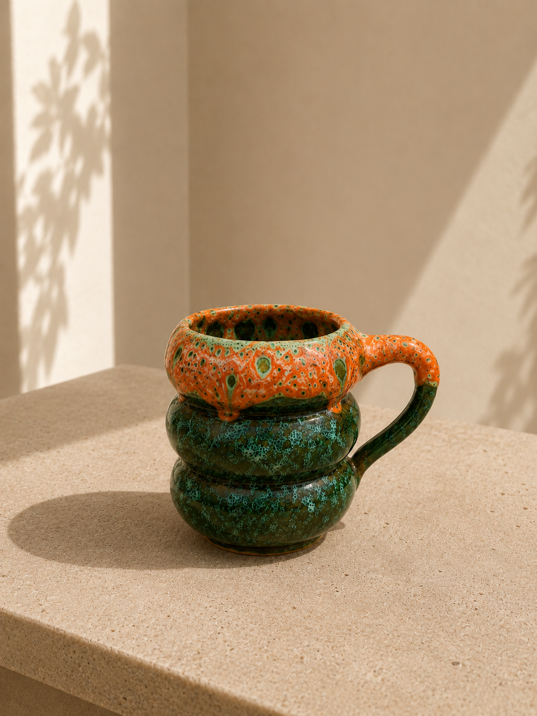 Mug bubble en céramique émaillée