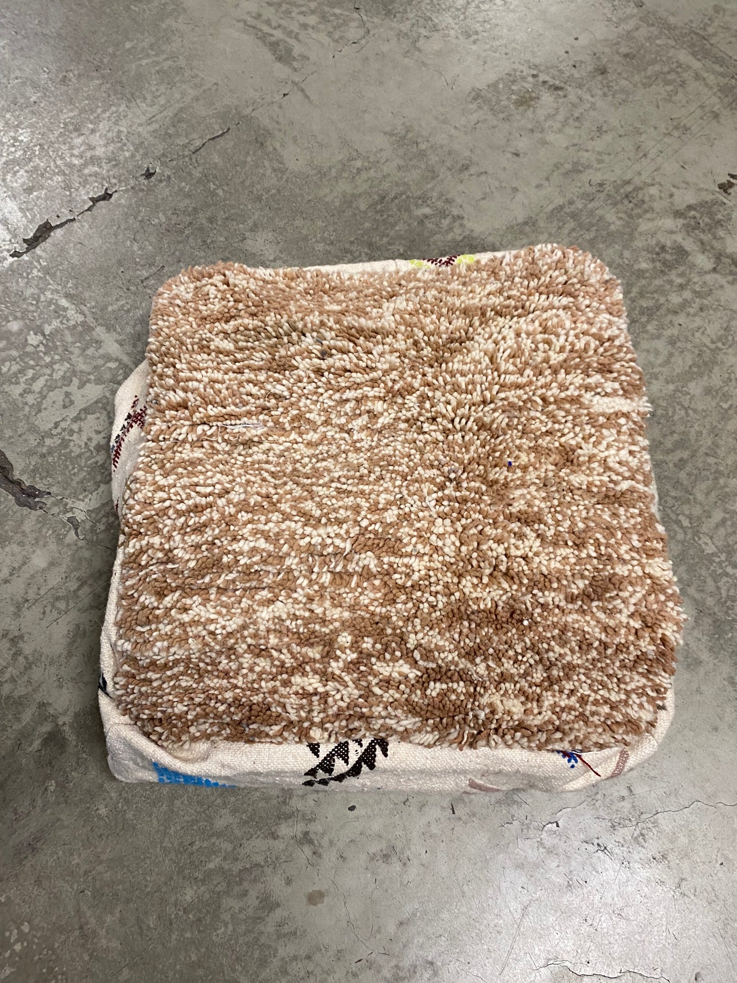 Pouf Béni Ouarain brun