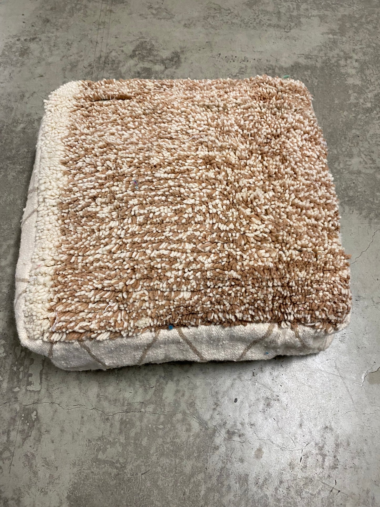 Pouf Béni Ouarain brun
