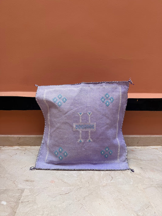 Housse de coussin en soie végétale