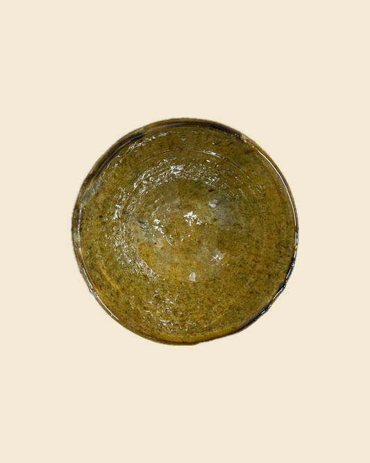 Bols semi émaillés ocre tamegroute 20cm