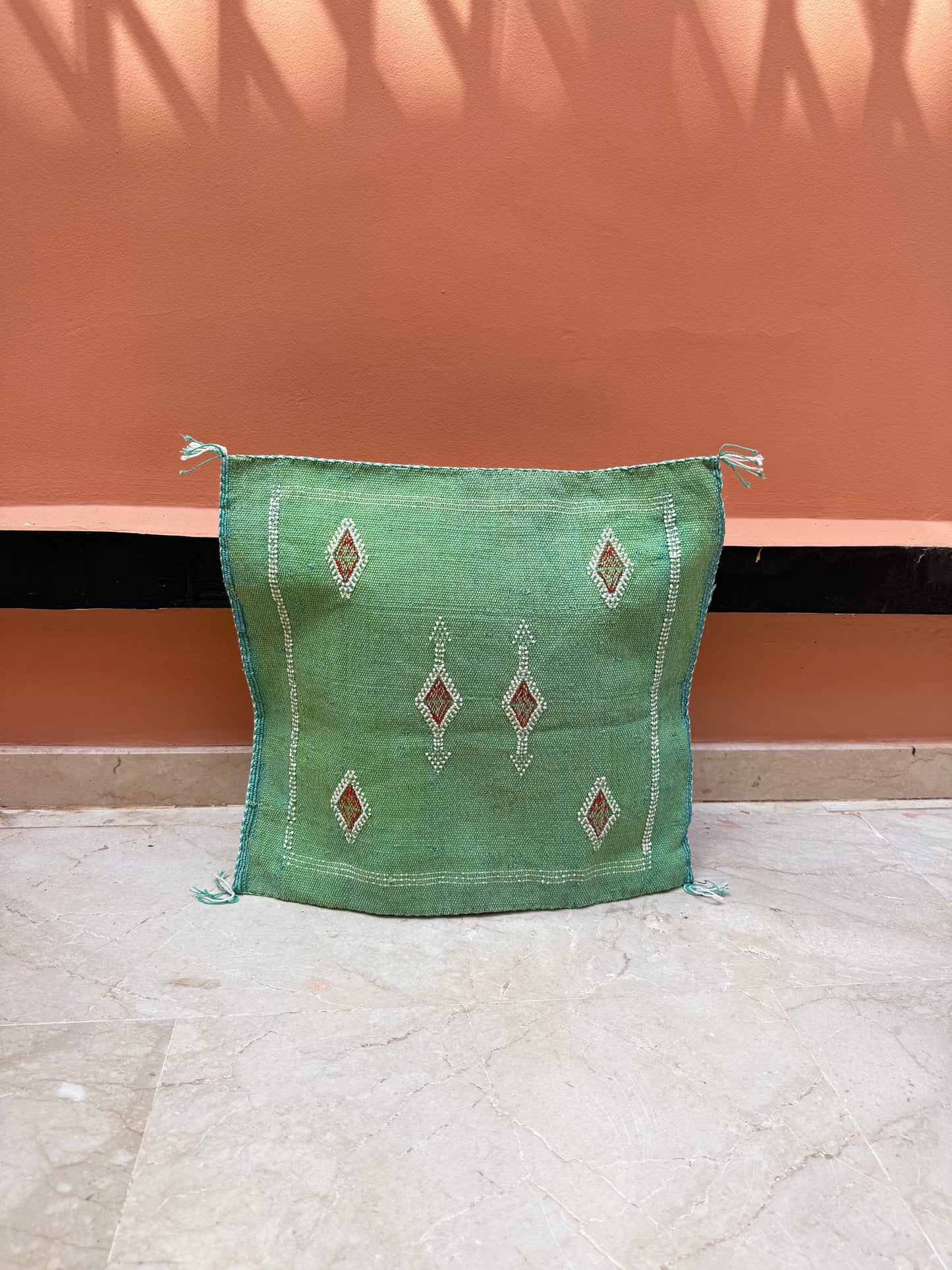 Housse de coussin en soie végétale