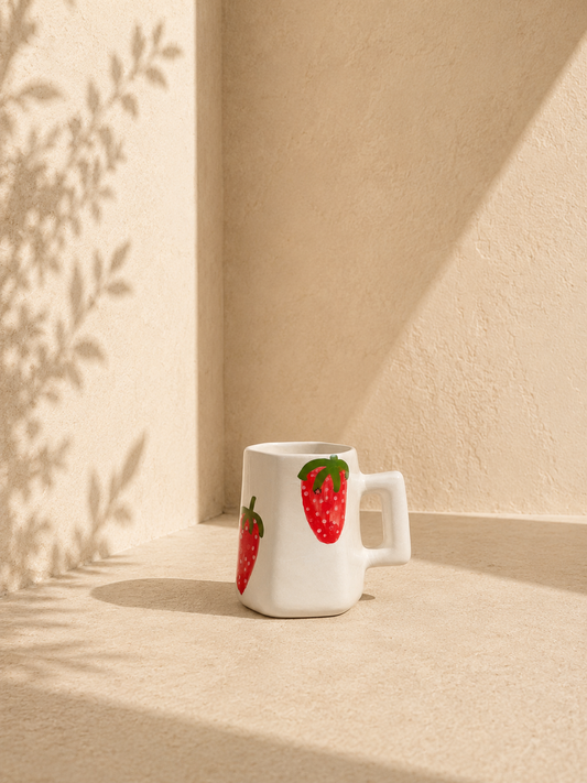 Mug en céramique - fraise