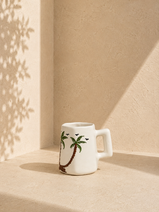 Mug en céramique - palmier coloré