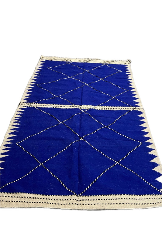 Tapis Zanafi Bleu Majorelle