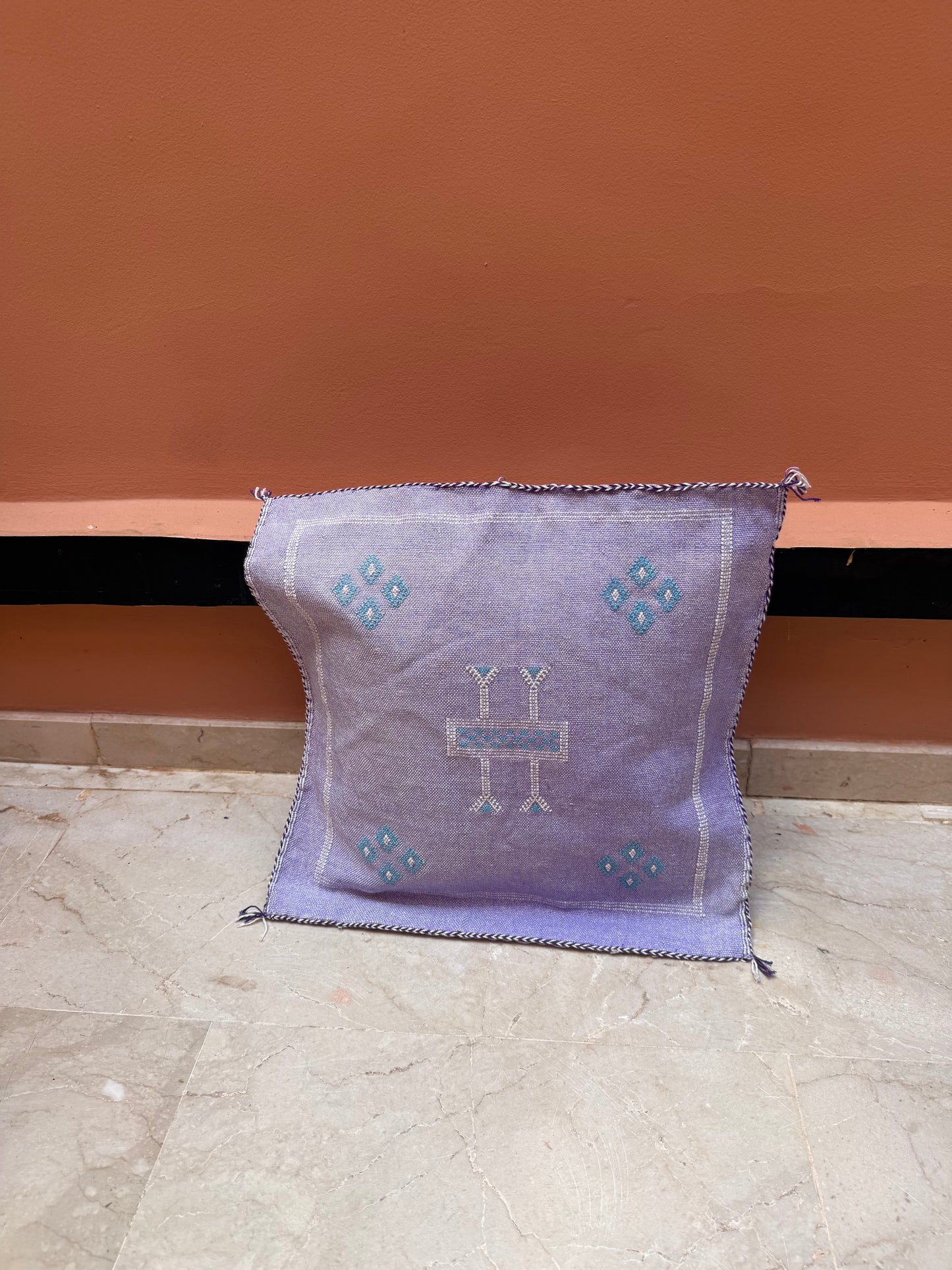 Housse de coussin en soie végétale