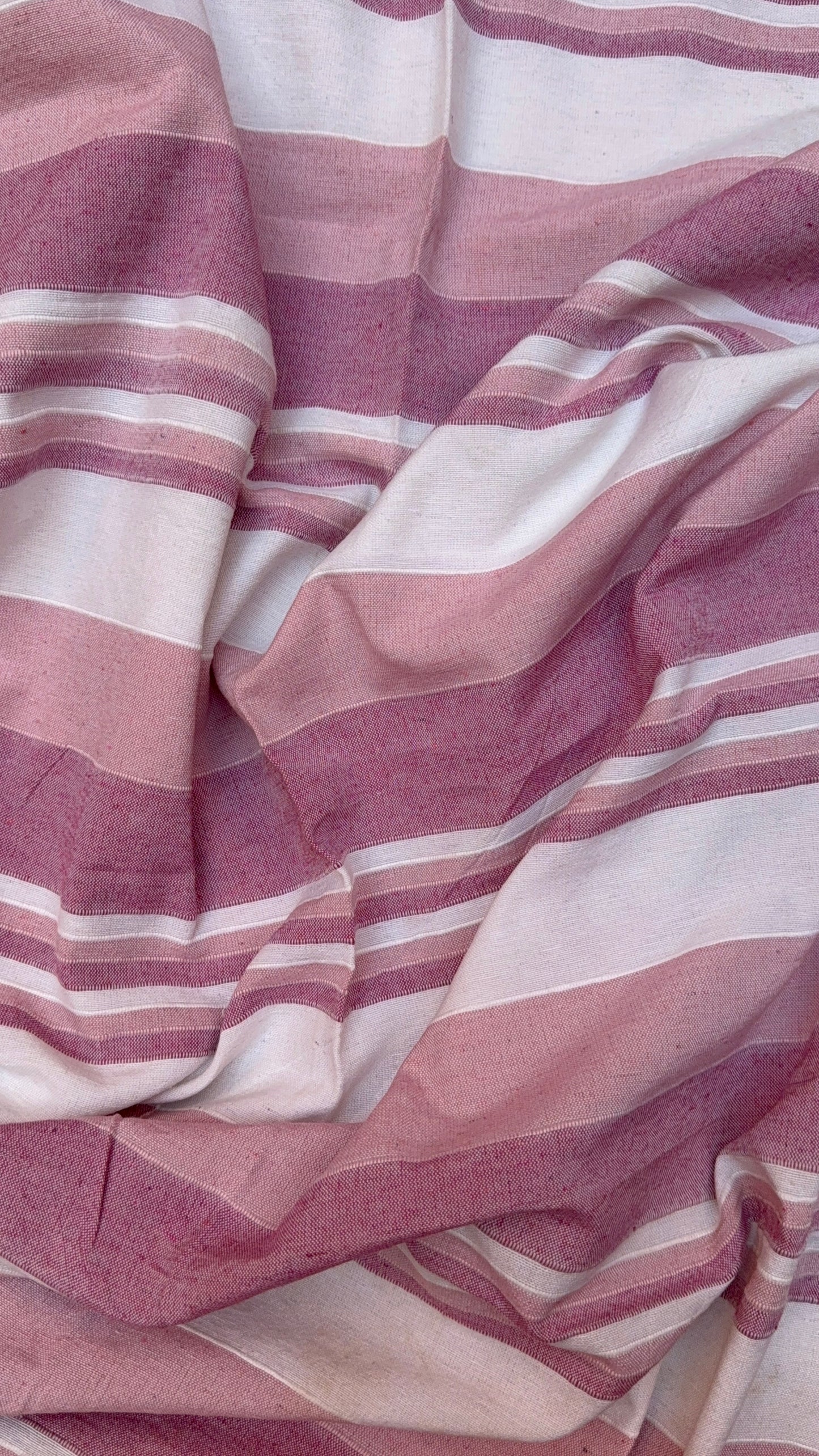 Fouta colorée rose XXL
