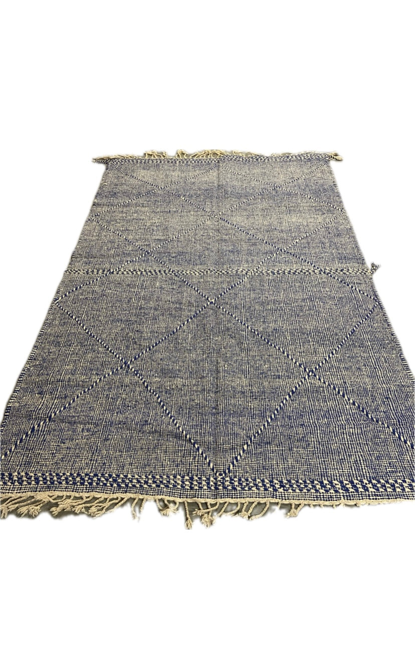 Tapis Zanafi bleu jean