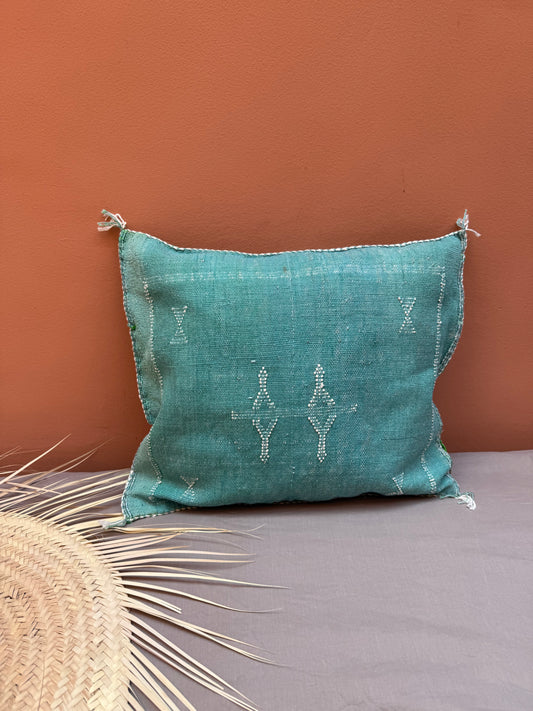 Housse de coussin en soie végétale