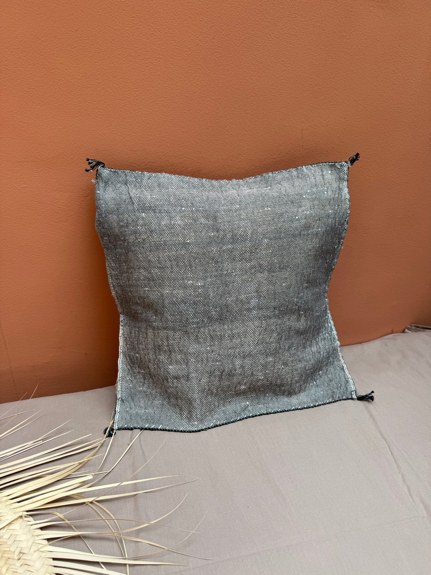 Housse de coussin en soie végétale
