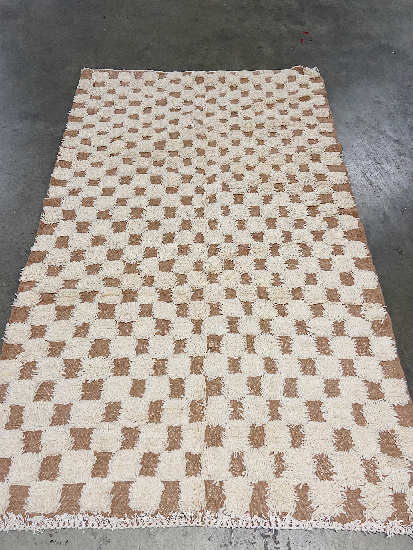 Tapis berbère Béni Ouarain damier renversé