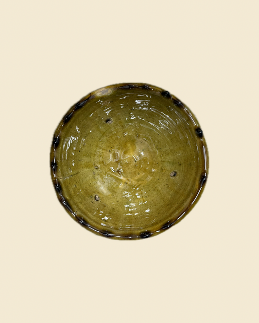 Bols semi émaillés ocre tamegroute 15cm