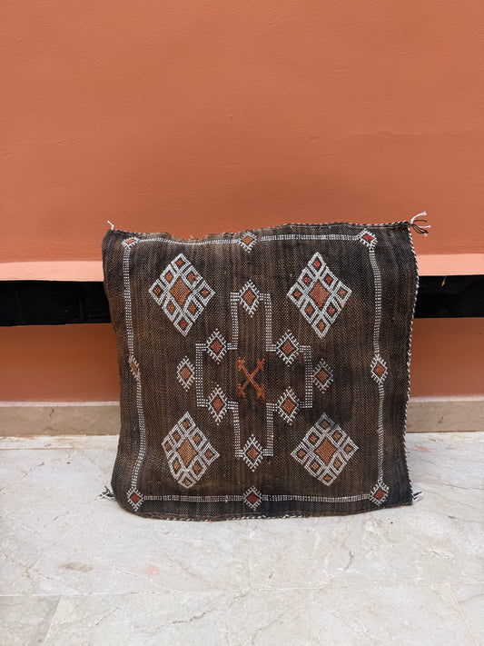 Housse de coussin en soie végétale