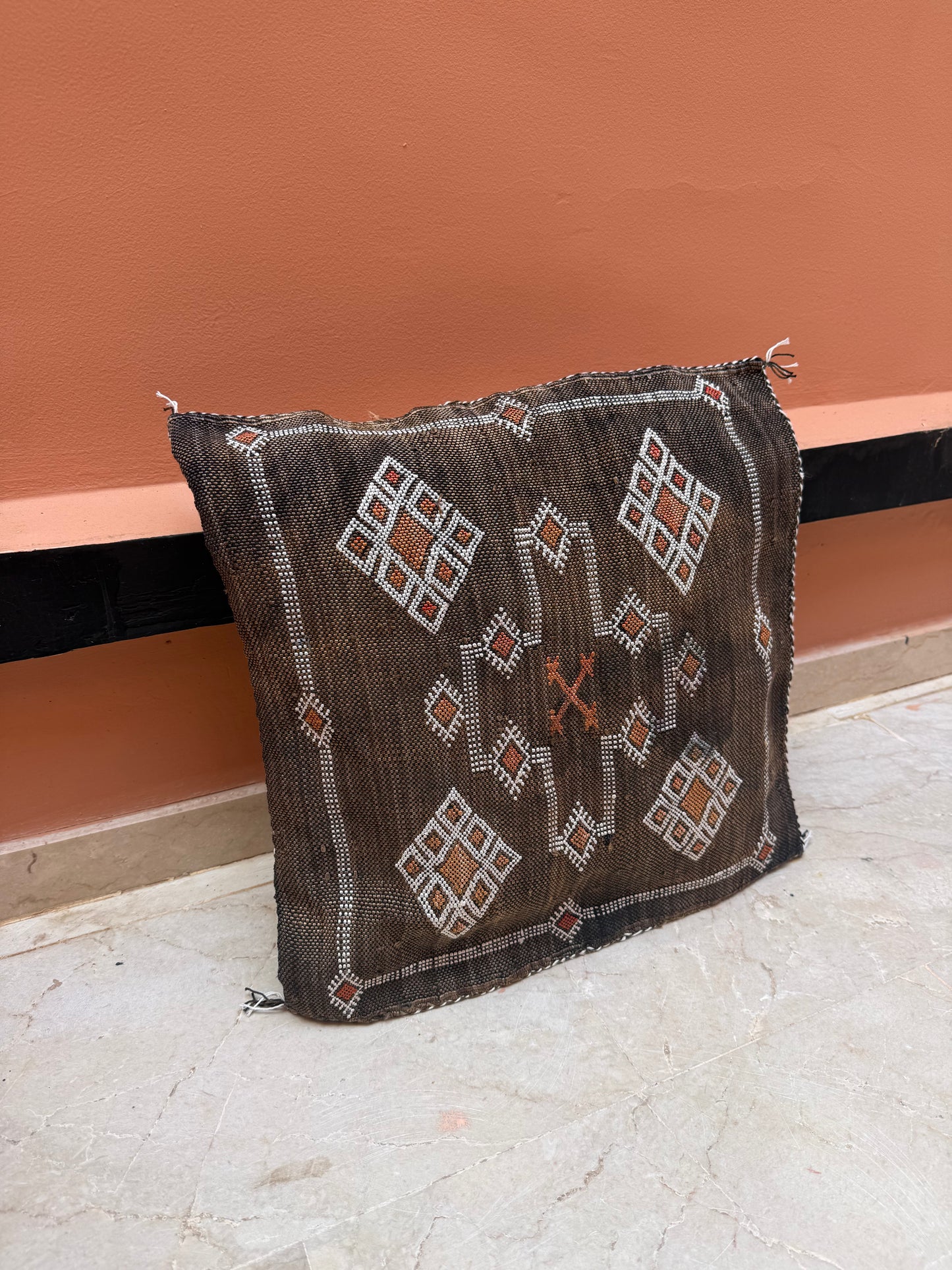 Housse de coussin en soie végétale