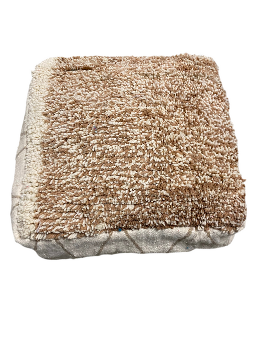 Pouf Béni Ouarain brun