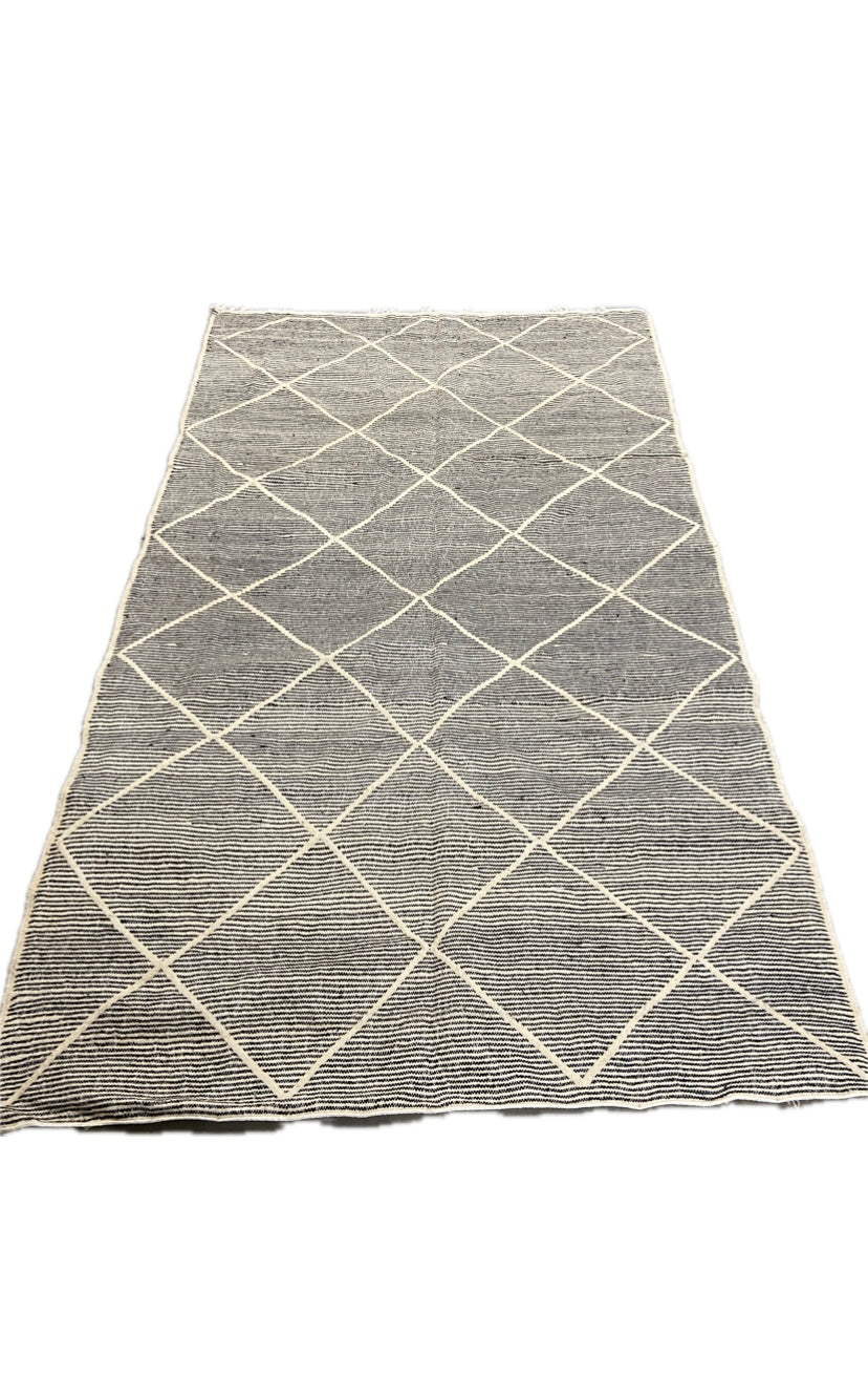 Tapis Zanafi Noir et Blanc