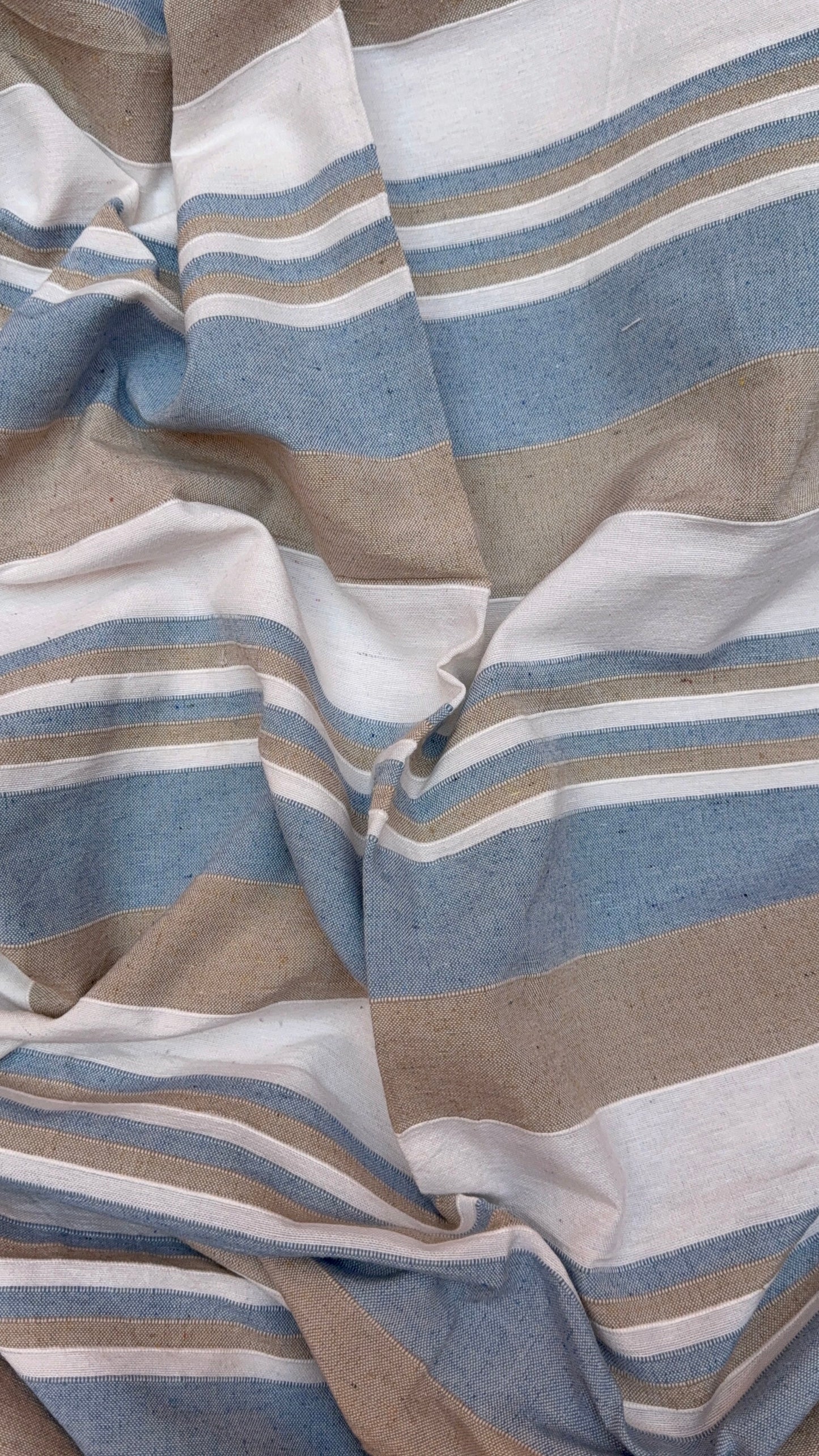 Fouta colorée bleue XXL