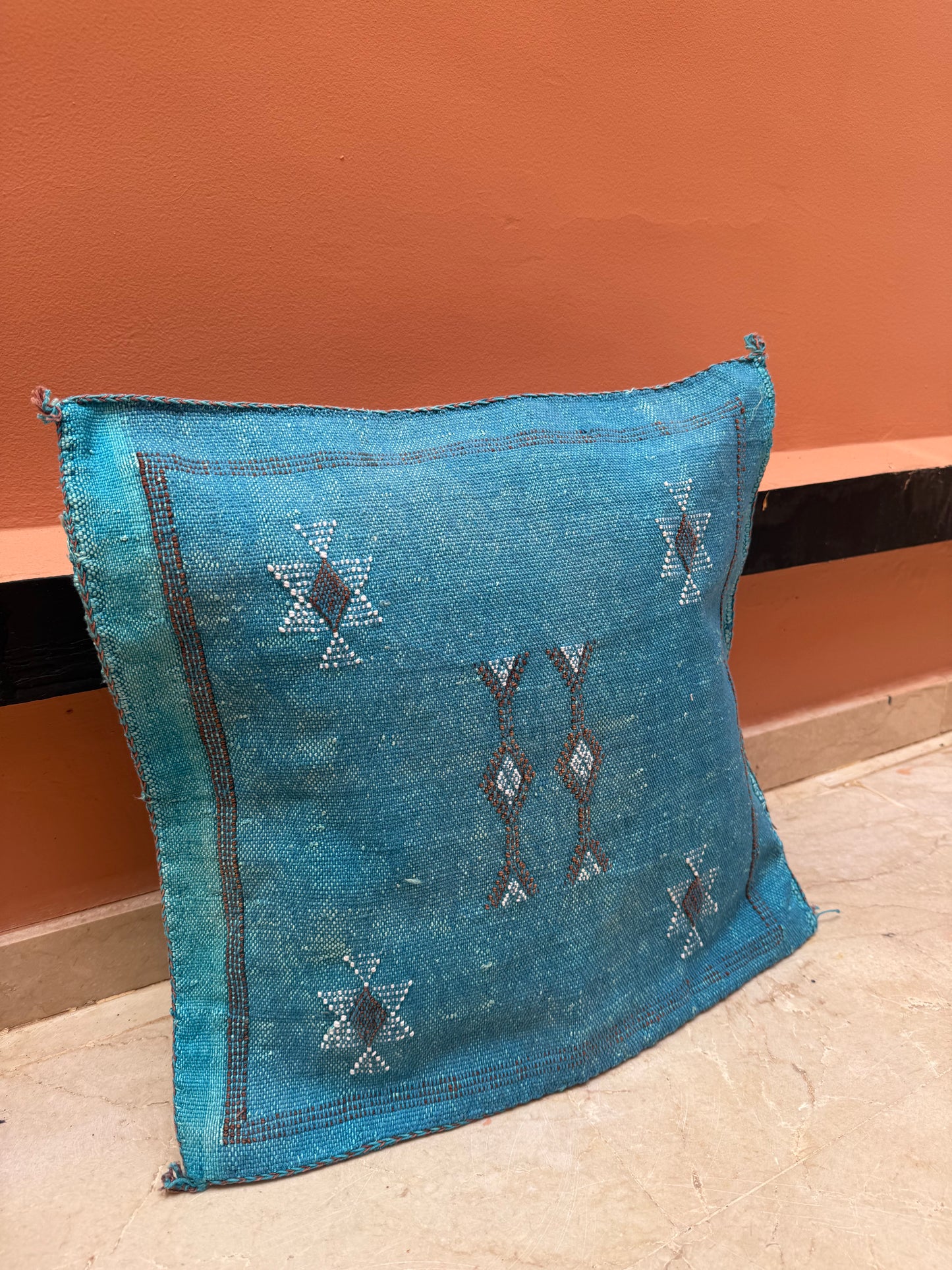 Housse de coussin en soie végétale