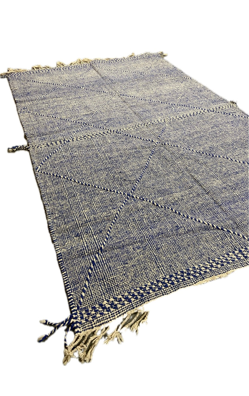 Tapis Zanafi bleu jean