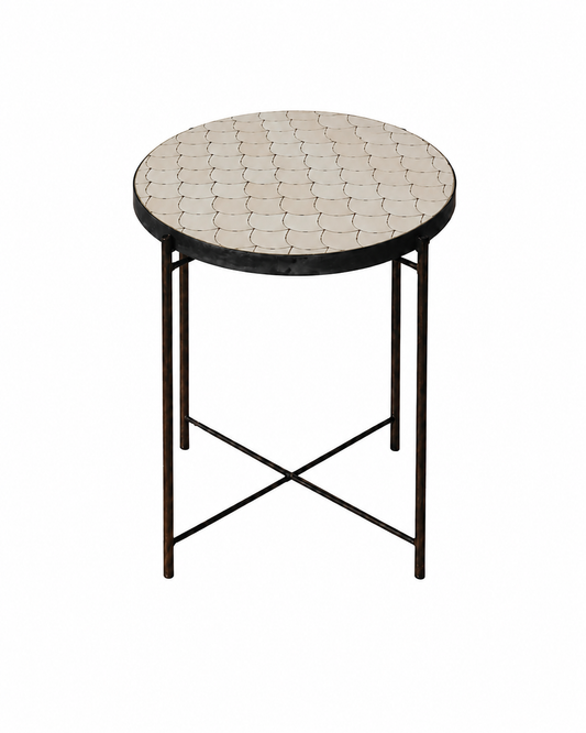 Table d’appoint en Zellige