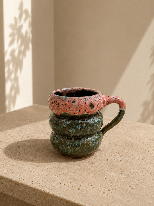 Mug bubble en céramique émaillée