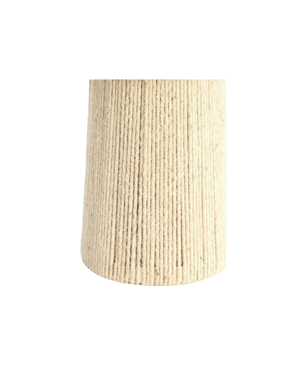 Lampe à poser en jute