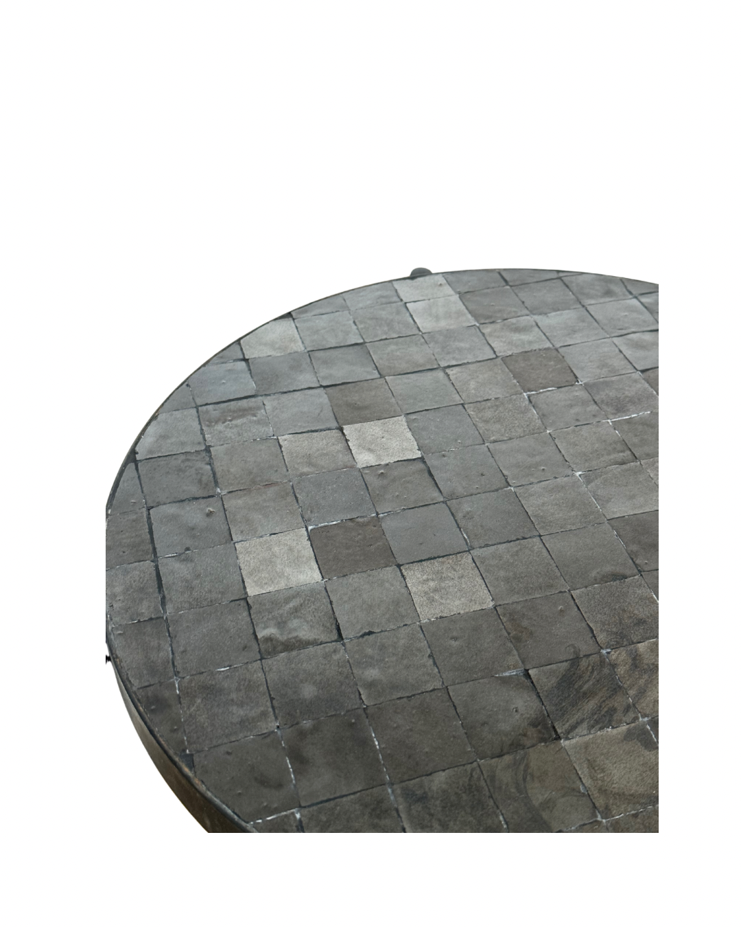 Table d'appoint en Zellige noir